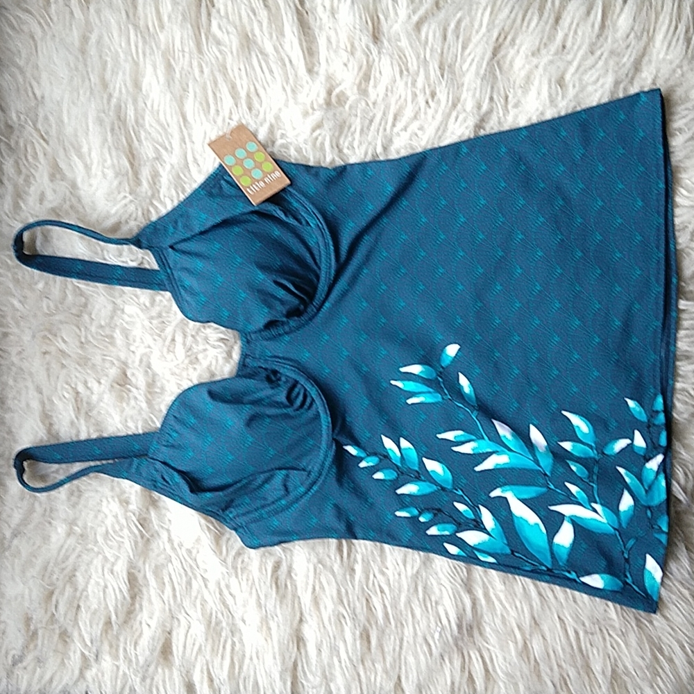 Title nine Bodacious Swim Tankini Bikini Tank Top 34C - Picture 1 of 9